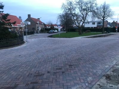 nieuwe verhoogde kruising Carlstraat