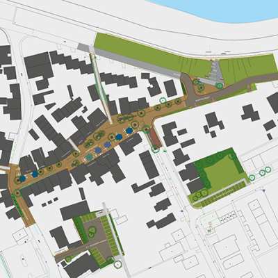 Definitief ontwerp nieuwe inrichting Dorpsstraat