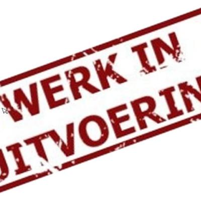 tekst: werk in uitvoering
